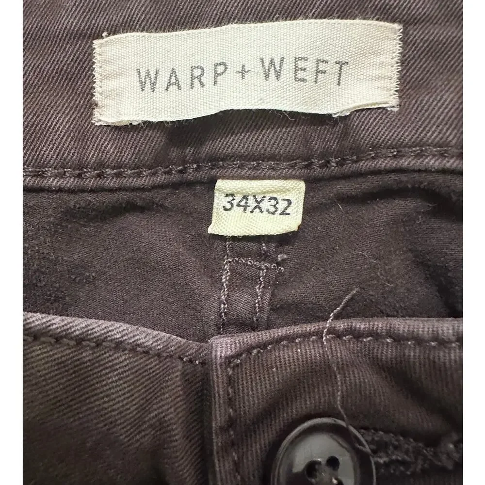 Warp + Weft Amsterdam Slim Fit Pants - Dark Brown EUC - Men's 34x31